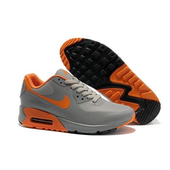 Nike Air Max 90 Hyp Frm Men Gray Orange Running Shoes Outlet Store